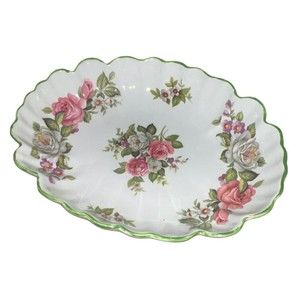Vintage Old Foley James Kent LTD Chinese Rose Staffordshire Made in England